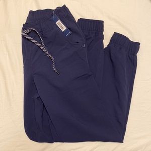 Jaanuu navy small skinny scrub pants